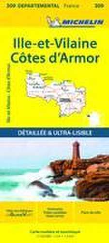 Cotes-d'Armor, Ille-et-Vilaine - Michelin Local Map 309 de Michelin