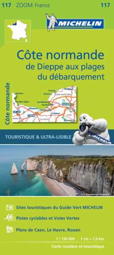 Normandy Coast - Zoom Map 117 de Michelin