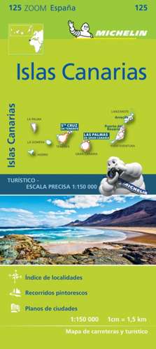 Iles Canaries - Zoom Map 125 de Michelin