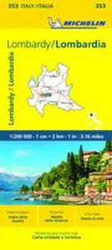 Lombardia - Michelin Local Map 353 de Michelin