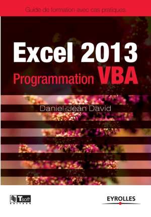 Excel 2013 - Programmation VBA de Daniel-Jean David