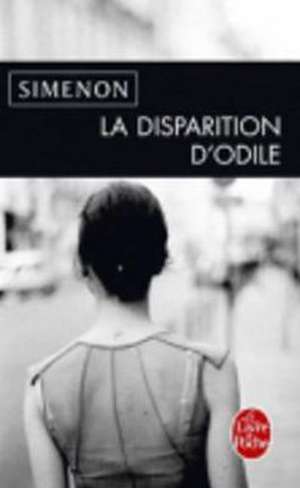 La Disparition D Odile de G. Simenon