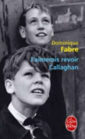 J'Aimerais Revoir Callaghan de Dominique Fabre