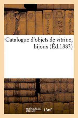 Catalogue d'Objets de Vitrine, Bijoux de Charles Mannheim