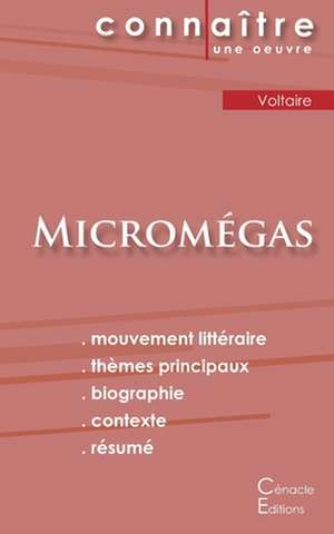 Fiche de lecture Micromégas de Voltaire (Analyse littéraire de référence et résumé complet) de Voltaire