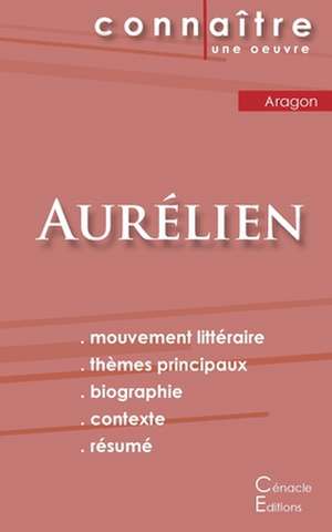 Fiche de lecture Aurélien de Louis Aragon (Analyse littéraire de référence et résumé complet) de Louis Aragon