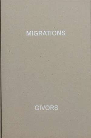MIGRATIONS, GIVORS de Alexandre Guirkinger
