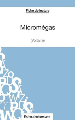 Micromégas - Voltaire (Fiche de lecture) de Sophie Lecomte