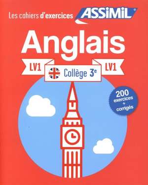 Cahier d'exercices Anglais: Year 3 de Helene Bauchart