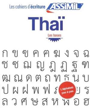 Cahier d'ecriture Thai de Mai Anh Nguyen