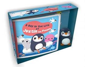 A Day in the Life of Justin the Penguin (box edition) de Auzou Publishing