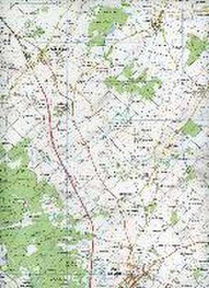 Lencloitre - St. Jean de Sauves 1 : 25 000 Carte Topographique Serie Bleue Itineraires de Randonnee