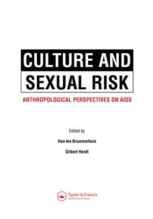 Culture and Sexual Risk de Hans ten Brummelhuis