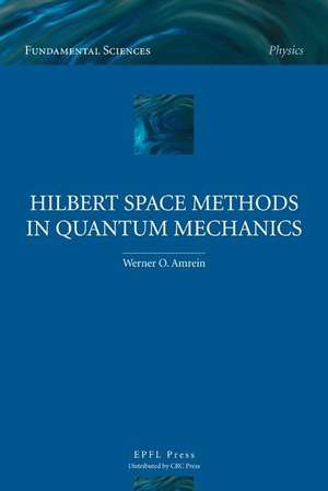 Hilbert Space Methods in Quantum Mechanics de Werner O. Amrein