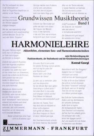 Harmonielehre 1 de Konrad Georgi