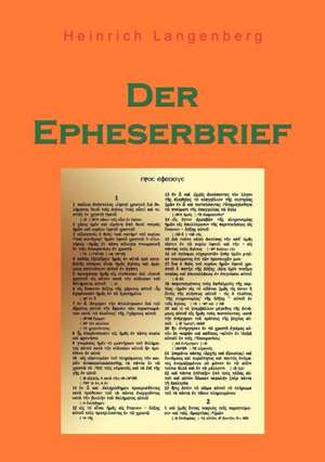 Der Epheserbrief de Heinrich Langenberg