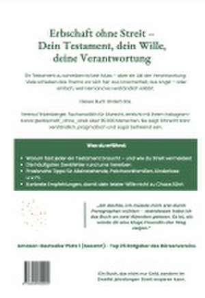 Erbschaft ohne Streit de Verena Finkenberger