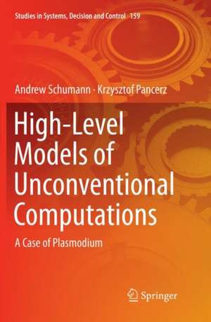 High-Level Models of Unconventional Computations: A Case of Plasmodium de Andrew Schumann