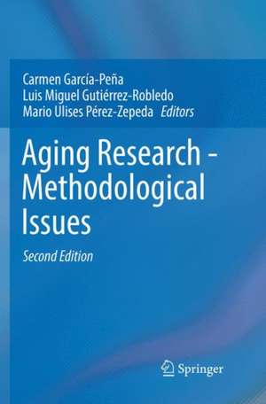 Aging Research - Methodological Issues de Carmen García-Peña