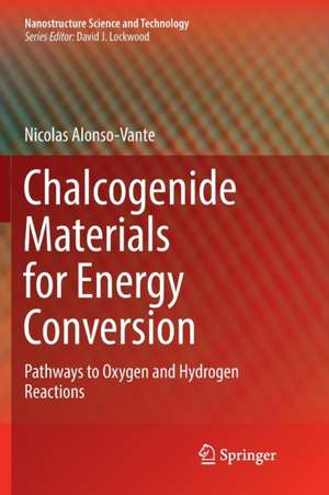Chalcogenide Materials for Energy Conversion: Pathways to Oxygen and Hydrogen Reactions de Nicolas Alonso-Vante