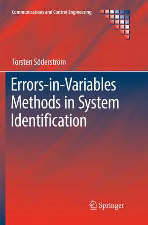 Errors-in-Variables Methods in System Identification de Torsten Söderström