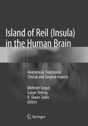 Island of Reil (Insula) in the Human Brain: Anatomical, Functional, Clinical and Surgical Aspects de Mehmet Turgut