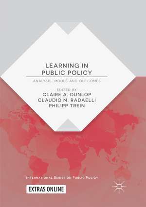 Learning in Public Policy de Claire A. Dunlop