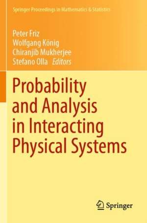 Probability and Analysis in Interacting Physical Systems: In Honor of S.R.S. Varadhan, Berlin, August, 2016 de Peter Friz