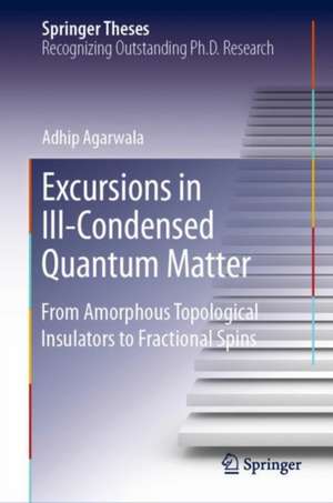 Excursions in Ill-Condensed Quantum Matter: From Amorphous Topological Insulators to Fractional Spins de Adhip Agarwala