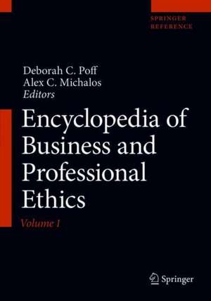 Encyclopedia of Business and Professional Ethics de Deborah C. Poff