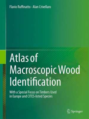 Atlas of Macroscopic Wood Identification: With a Special Focus on Timbers Used in Europe and CITES-listed Species de Flavio Ruffinatto