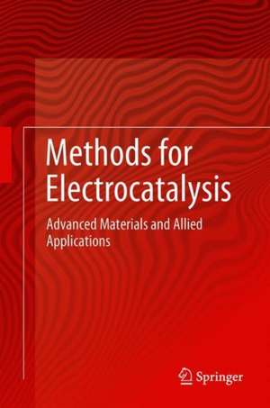 Methods for Electrocatalysis: Advanced Materials and Allied Applications de Inamuddin