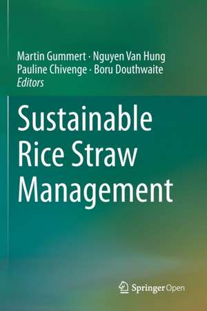 Sustainable Rice Straw Management de Martin Gummert