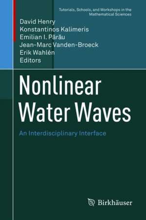 Nonlinear Water Waves: An Interdisciplinary Interface de David Henry