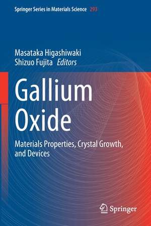 Gallium Oxide: Materials Properties, Crystal Growth, and Devices de Masataka Higashiwaki