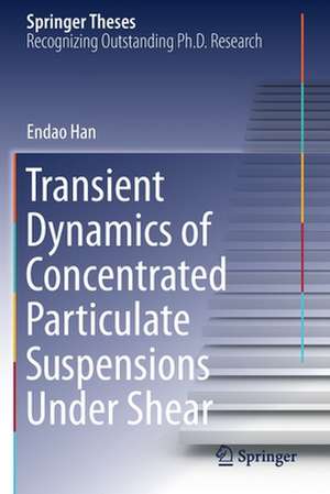 Transient Dynamics of Concentrated Particulate Suspensions Under Shear de Endao Han