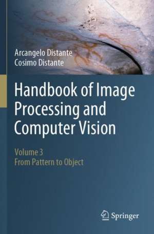 Handbook of Image Processing and Computer Vision: Volume 3: From Pattern to Object de Arcangelo Distante