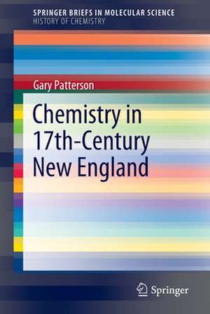 Chemistry in 17th-Century New England de Gary Patterson