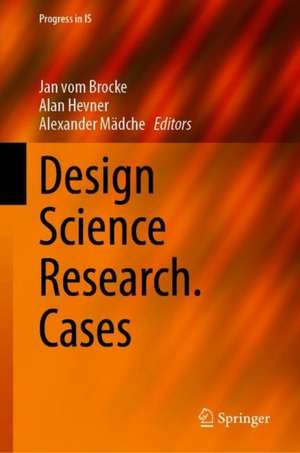 Design Science Research. Cases de Jan vom Brocke
