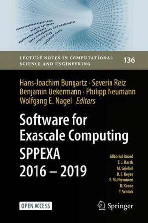 Software for Exascale Computing - SPPEXA 2016-2019 de Hans-Joachim Bungartz