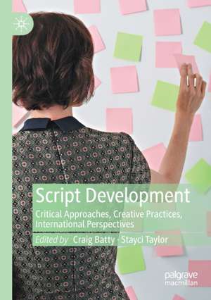 Script Development: Critical Approaches, Creative Practices, International Perspectives de Craig Batty