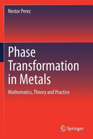 Phase Transformation in Metals: Mathematics, Theory and Practice de Nestor Perez