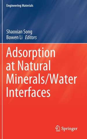 Adsorption at Natural Minerals/Water Interfaces de Shaoxian Song