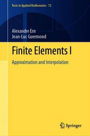 Finite Elements I de Alexandre Ern
