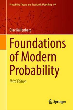 Foundations of Modern Probability de Olav Kallenberg