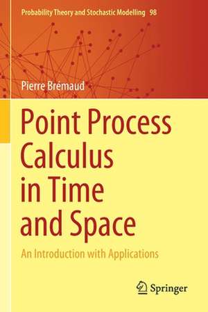 Point Process Calculus in Time and Space: An Introduction with Applications de Pierre Brémaud