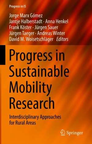 Progress in Sustainable Mobility Research de Jorge Marx Gómez
