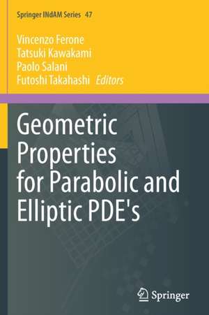 Geometric Properties for Parabolic and Elliptic PDE's de Vincenzo Ferone