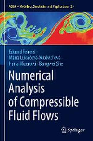 Numerical Analysis of Compressible Fluid Flows de Eduard Feireisl