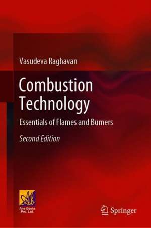 Combustion Technology: Essentials of Flames and Burners de Vasudevan Raghavan